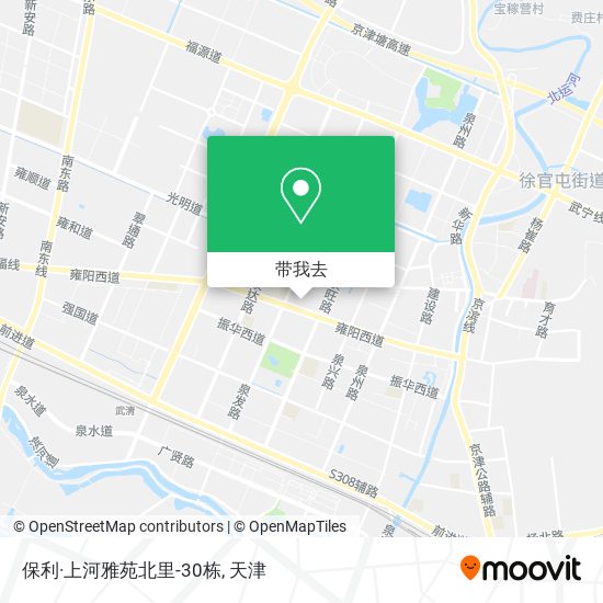 保利·上河雅苑北里-30栋地图