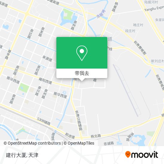 建行大厦地图