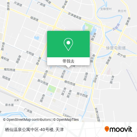 栖仙温泉公寓中区-40号楼地图