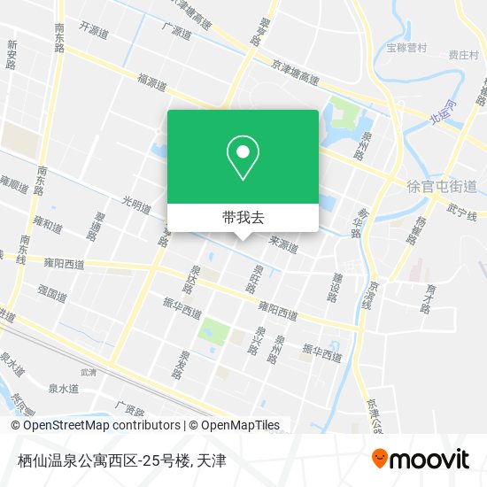栖仙温泉公寓西区-25号楼地图