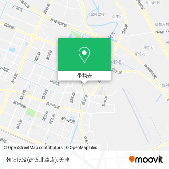 朝阳批发(建设北路店)地图