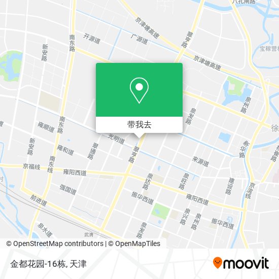 金都花园-16栋地图