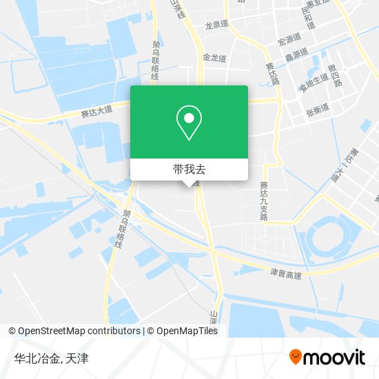 华北冶金地图