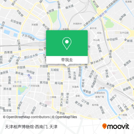 天津相声博物馆-西南门地图
