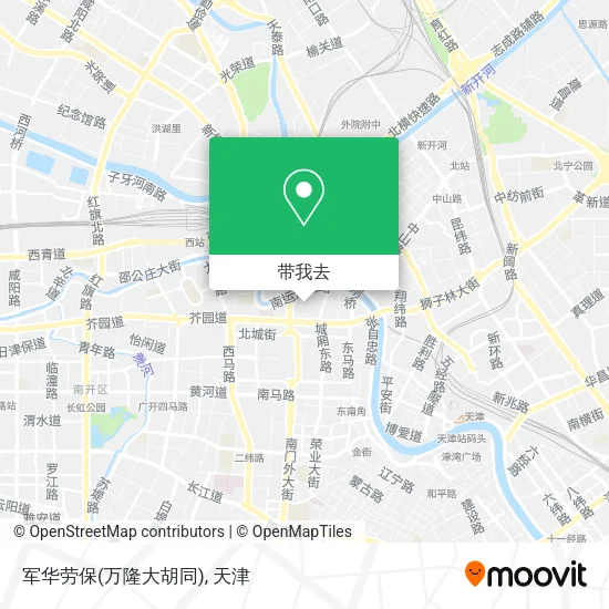 军华劳保(万隆大胡同)地图