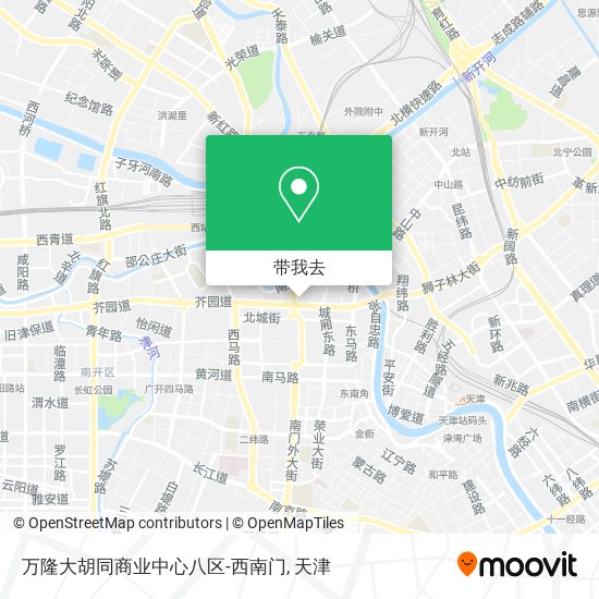 万隆大胡同商业中心八区-西南门地图