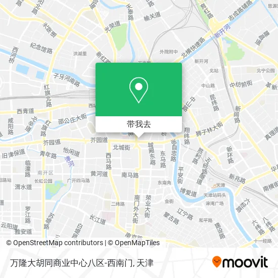 万隆大胡同商业中心八区-西南门地图
