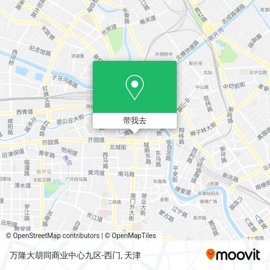 万隆大胡同商业中心九区-西门地图