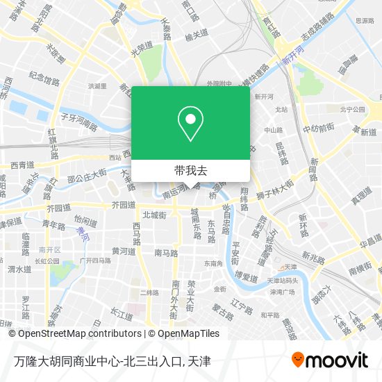 万隆大胡同商业中心-北三出入口地图