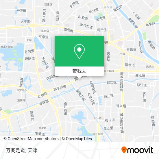 万阁足道地图