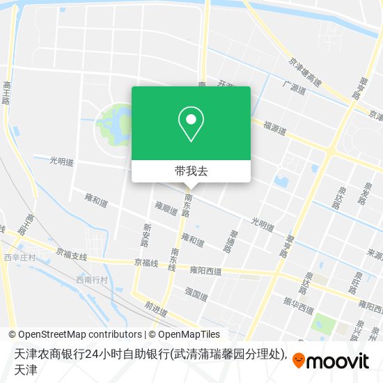天津农商银行24小时自助银行(武清蒲瑞馨园分理处)地图