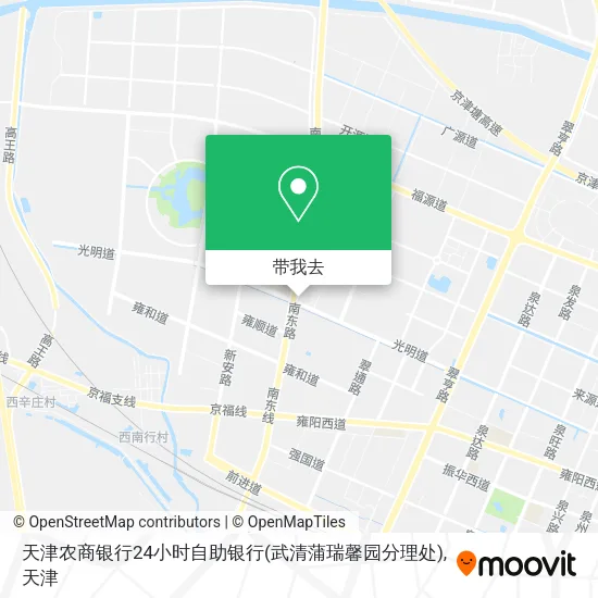 天津农商银行24小时自助银行(武清蒲瑞馨园分理处)地图