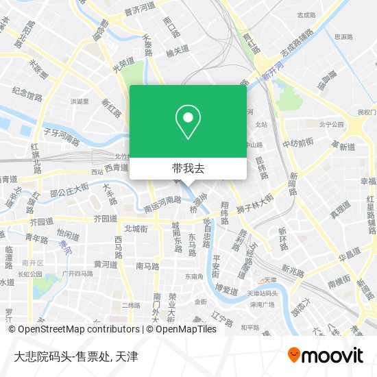 大悲院码头-售票处地图