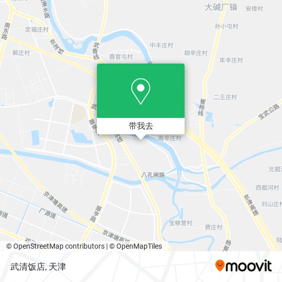 武清饭店地图