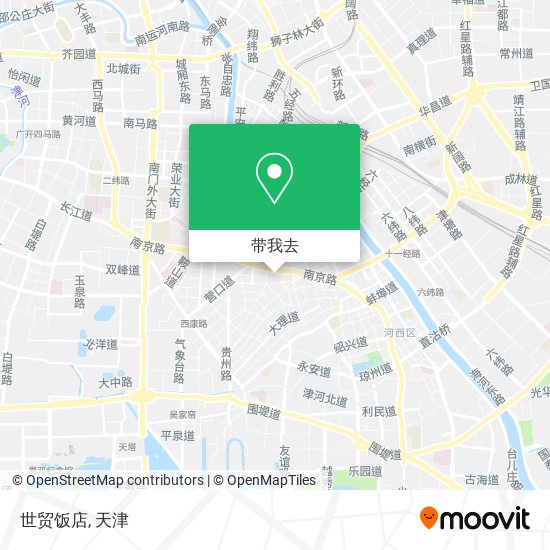 世贸饭店地图