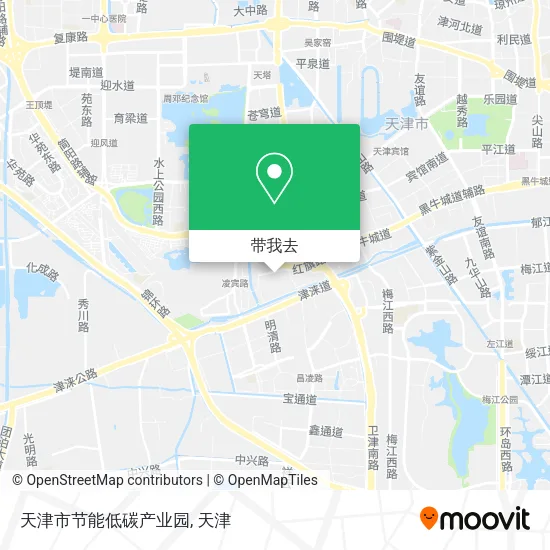 天津市节能低碳产业园地图