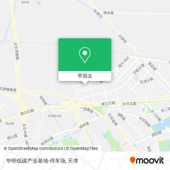 华明低碳产业基地-停车场地图