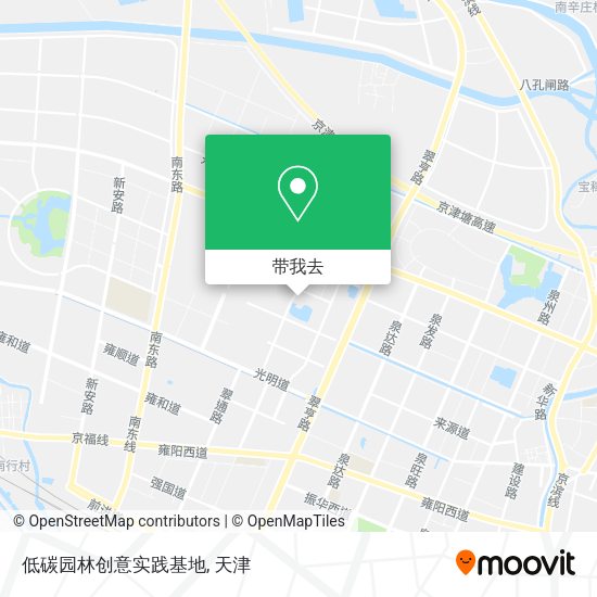 低碳园林创意实践基地地图