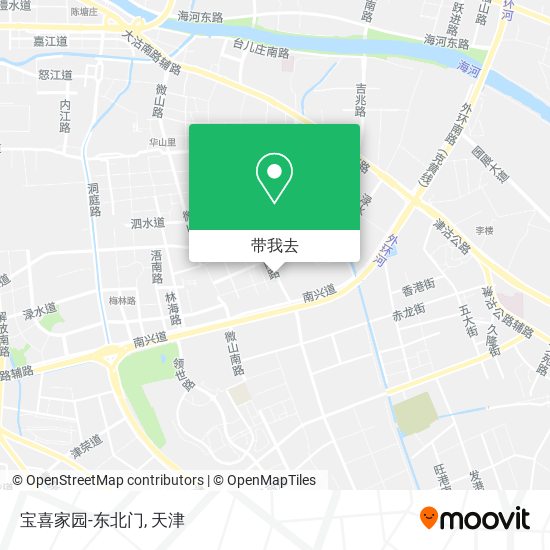 宝喜家园-东北门地图