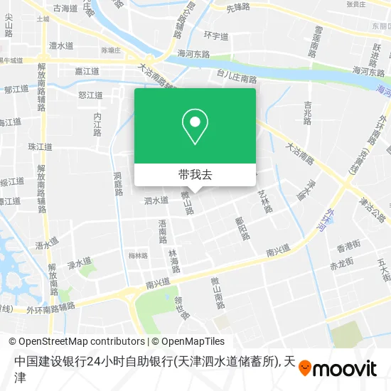 中国建设银行24小时自助银行(天津泗水道储蓄所)地图