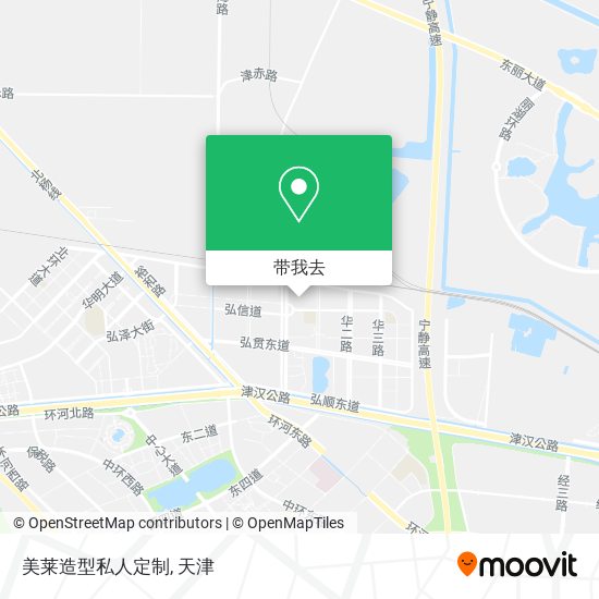 美莱造型私人定制地图