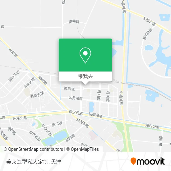 美莱造型私人定制地图