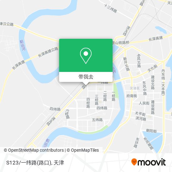 S123/一纬路(路口)地图