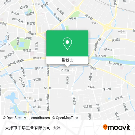 天津市中瑞置业有限公司地图