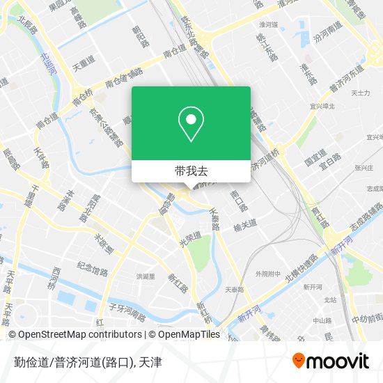 勤俭道/普济河道(路口)地图