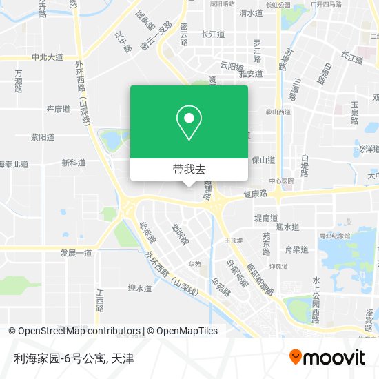 利海家园-6号公寓地图
