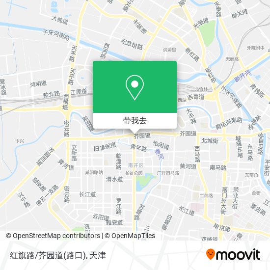 红旗路/芥园道(路口)地图