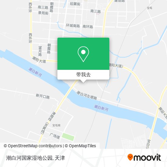 潮白河国家湿地公园地图