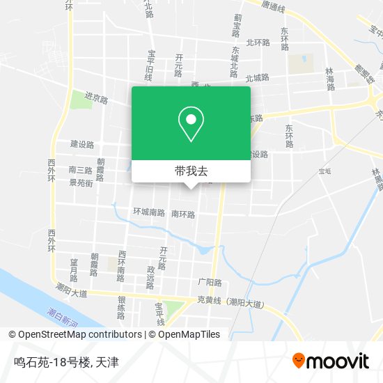 鸣石苑-18号楼地图