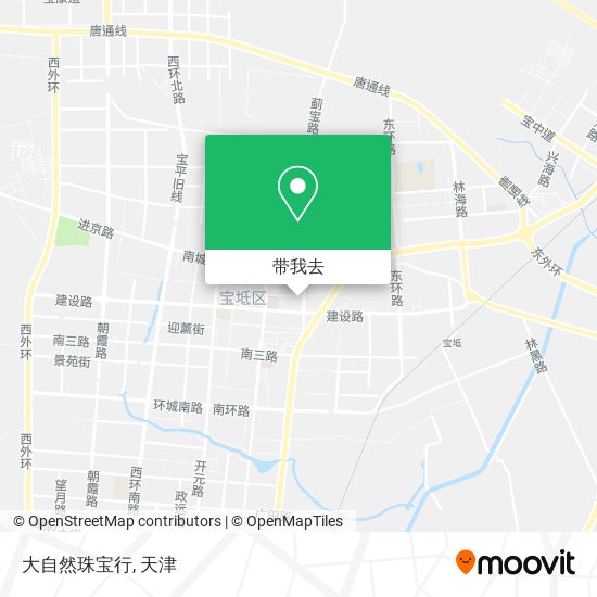 大自然珠宝行地图