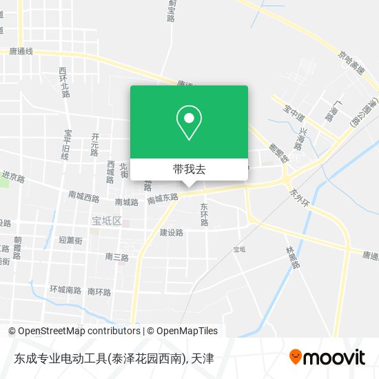 东成专业电动工具(泰泽花园西南)地图