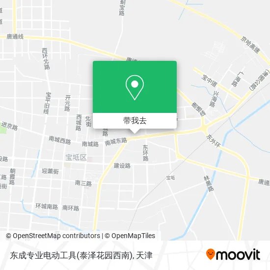 东成专业电动工具(泰泽花园西南)地图