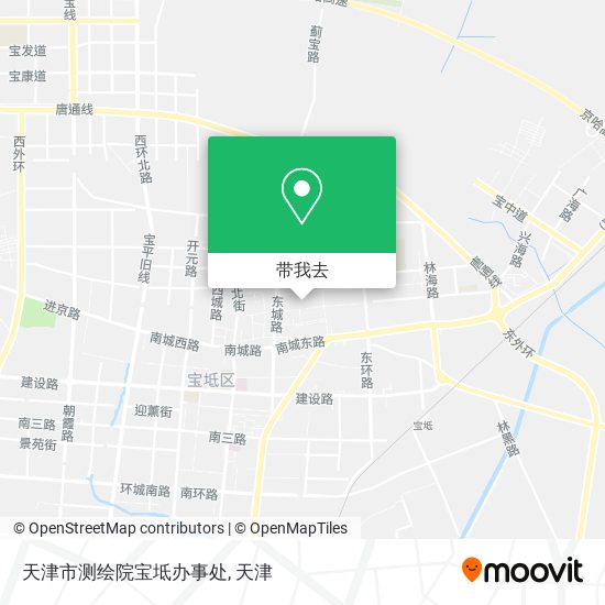 天津市测绘院宝坻办事处地图