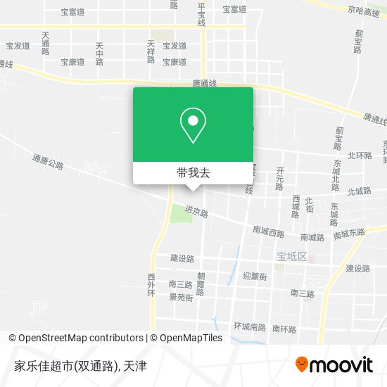 家乐佳超市(双通路)地图