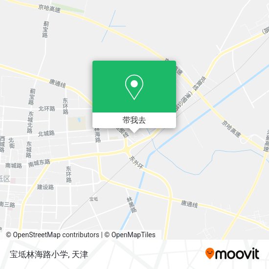 宝坻林海路小学地图