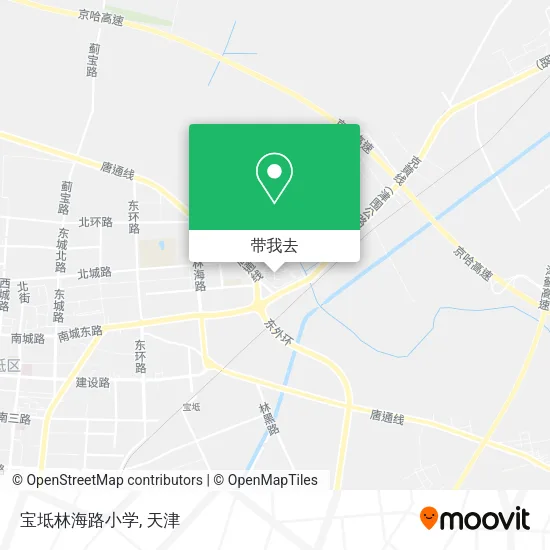 宝坻林海路小学地图