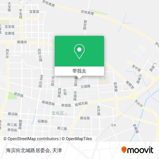 海滨街北城路居委会地图