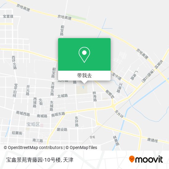 宝鑫景苑青藤园-10号楼地图