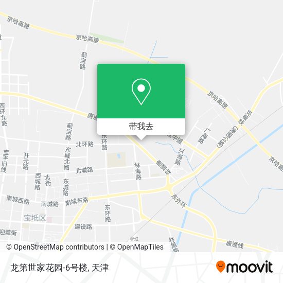龙第世家花园-6号楼地图