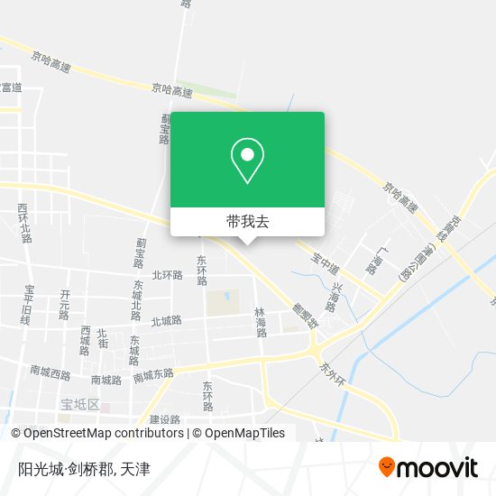 阳光城·剑桥郡地图