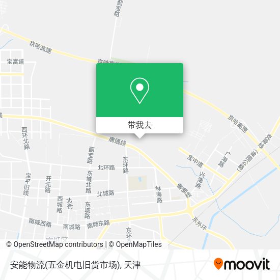 安能物流(五金机电旧货市场)地图