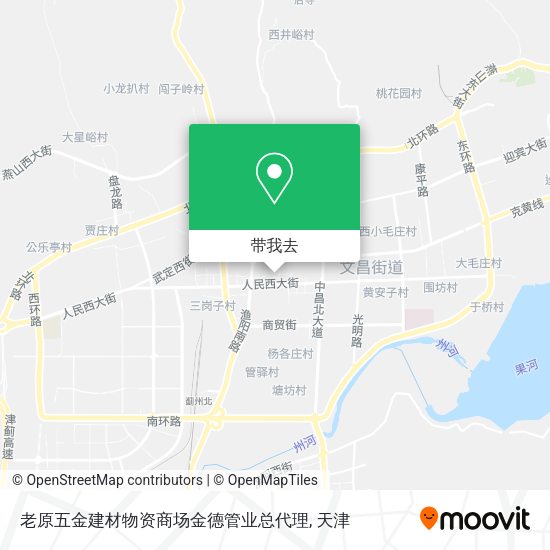 老原五金建材物资商场金德管业总代理地图