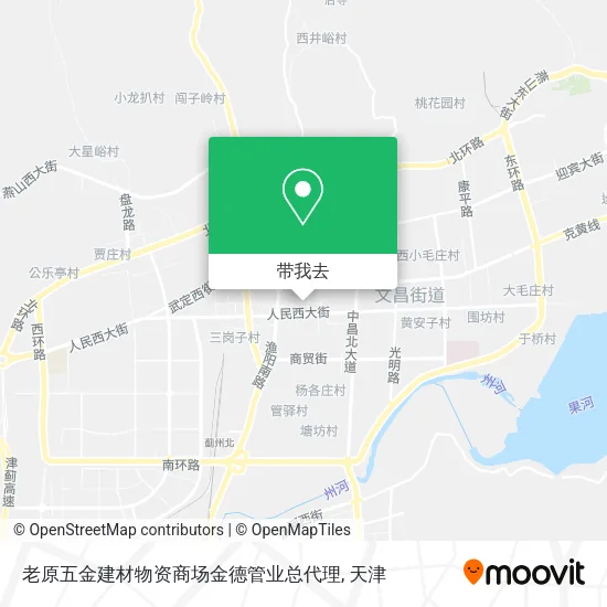 老原五金建材物资商场金德管业总代理地图