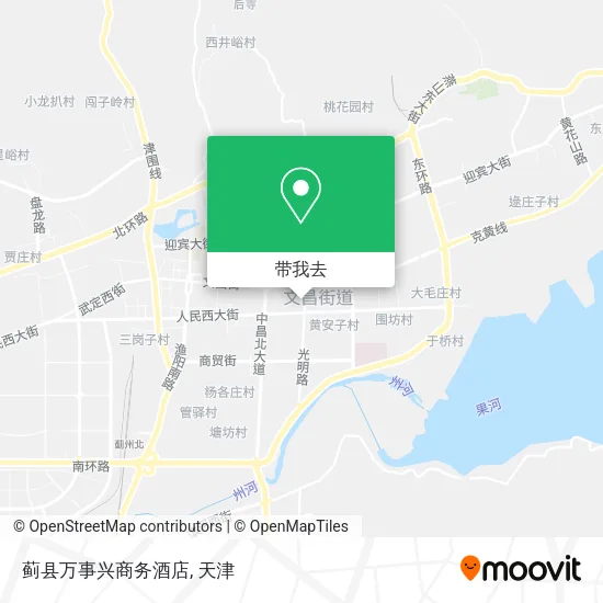 蓟县万事兴商务酒店地图