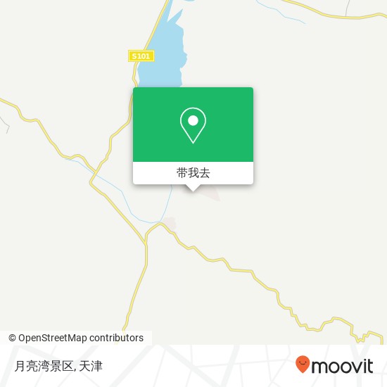 月亮湾景区地图