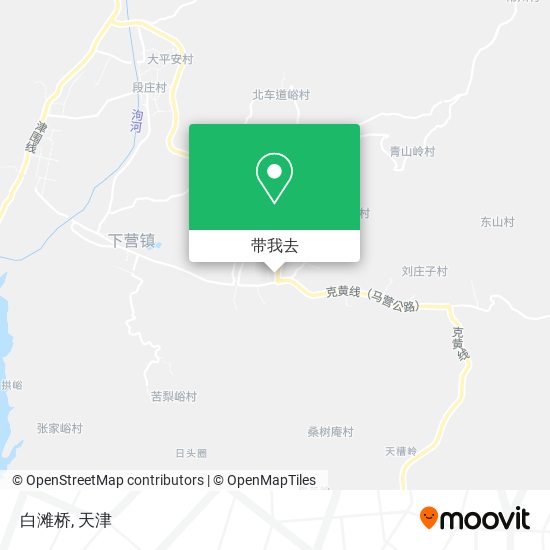 白滩桥地图